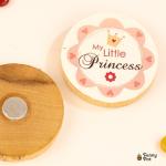 كوستر خشب طبيعي مغناطيس