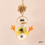 سنومان خشب طبيعي