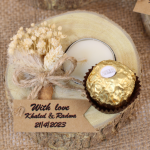 توزيعات خشب طبيعي